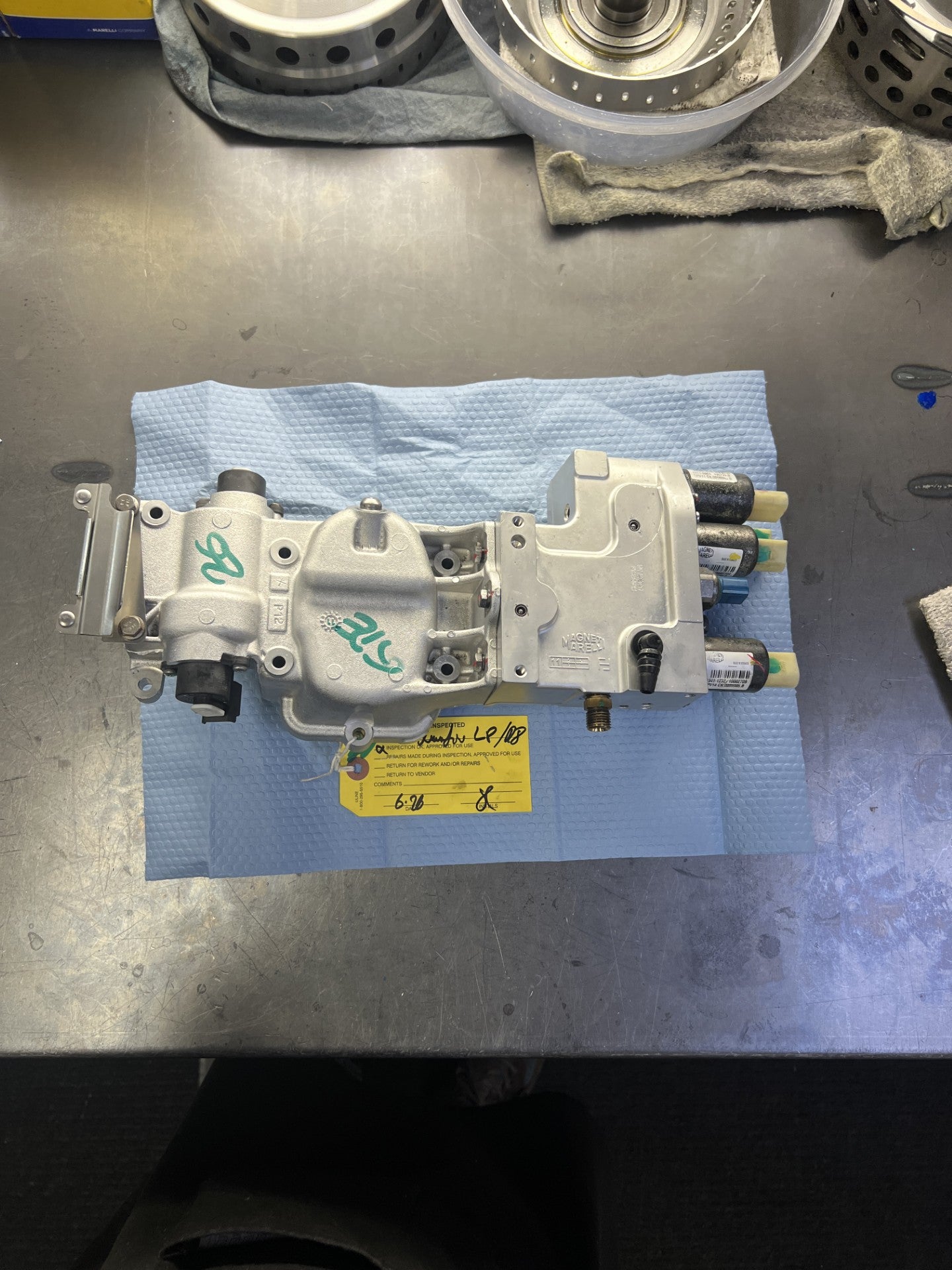 Lamborghini Gallardo LP models & R8 Hydraulic control unit actuator rebuild 086398163B