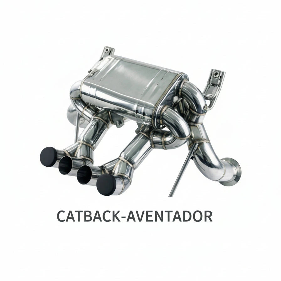 Lamborghini Aventador LP700-4 LP-750-4 SV Exhaust System CATBACK-AVENTADOR