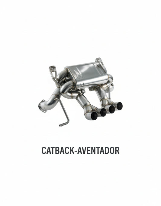 Lamborghini Aventador LP700-4 LP-750-4 SV Exhaust System CATBACK-AVENTADOR